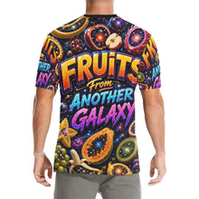 Load image into Gallery viewer, Fruits from another galaxy Men's All Over Print Crew Neck AOP T-Shirt
