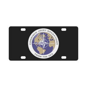 Navy - Combined Joint Operations - From The Sea wo Txt X 300 Classic License Plate