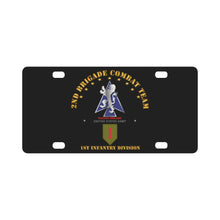 Load image into Gallery viewer, Army - 2nd Bde Combat Tm - 1st Infantry Div V1 Classic License Plate
