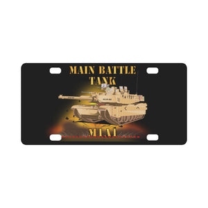 Army - Main Battle Tank - M1A1 X 300 Classic License Plate