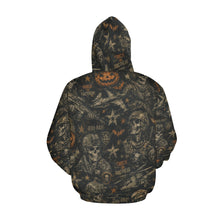 Load image into Gallery viewer, AOP Hoodie - Gritty Military Halloween Camouflage Men's All Over Print Hoodie (USA Size)
