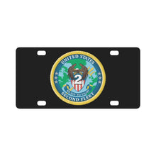 Load image into Gallery viewer, Navy - United States Second Fleet wo Txt X 300 Classic License Plate
