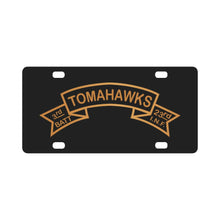 Load image into Gallery viewer, Scroll - 3rd Battalion 23rd Infantry Regiment Tomahawks Scroll Classic License Plate
