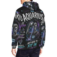 Load image into Gallery viewer, Aquarius - Embrace the Cosmic Difference Men's All Over Print Hoodie (USA Size)
