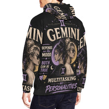 Load image into Gallery viewer, Gemini - Multitasking my personalities Men's All Over Print Hoodie (USA Size)
