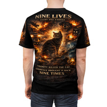 Load image into Gallery viewer, His name was "LUCKY"  Tribute Tee | Curiosity Killed the Cat but Experience Brought Him back
