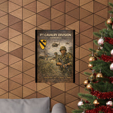 Load image into Gallery viewer, Matte Poster - 1st Cavalry Division in Ia Drang
