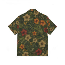 Load image into Gallery viewer, Men's Tropical Jungle Flowers Hawaiian Camp Shirt – Floral Beach &amp; Luau Vacation Shirt
