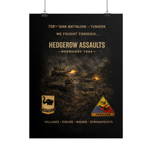 Load image into Gallery viewer, Posters - Hedgerow assault in Normandy, 1944 - Shirt - Back

