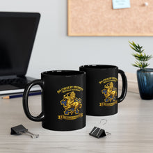 Load image into Gallery viewer, 9th Cavalry Regiment 'Buffalo Soldiers' Black Mug — We Can, We Will Army Coffee Cup
