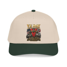 Load image into Gallery viewer, Mid Profile Baseball Cap - Army - VE Day - Victory in Europe Day - End of WWII - 3D - Enhanced
