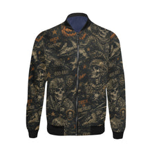 Load image into Gallery viewer, Bomber Jacket - Gritty Military Halloween Camouflage
