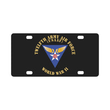 Load image into Gallery viewer, SSI - AAC - 12th Air Force - WWII - USAAF x 300 Classic License Plate
