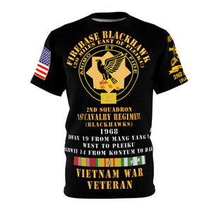 AOP - Vietnam - 2nd Squadron, 1st Cavalry Regiment, Firebase Blackhawk - 1968 - Vietnam Veteran with Vietnam Service Ribbons