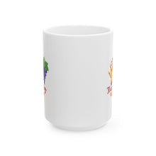 Load image into Gallery viewer, White Ceramic Mug - 11oz &amp; 15oz - Thanksgiving Day - Bread
