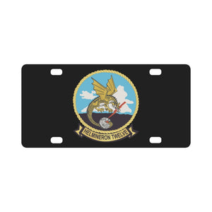 Navy - Helmineron Twelve (HM-12) wo Txt X 300 Classic License Plate