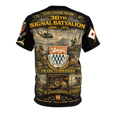 Load image into Gallery viewer, 36th Signal Battalion Vietnam Service Tribute Tee | All-Over Print
