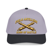 Load image into Gallery viewer, Mid Profile Baseball Cap - Field Artillery - King of Battle - 3D - Enhanced
