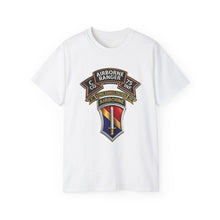 Load image into Gallery viewer, Unisex Ultra Cotton Tee - SSI - Vietnam - C Co 75th Ranger - 1st FF - E-20 Inf - 3D X 300
