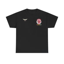 Load image into Gallery viewer, T-Shirt — - 57th Medical Detachment "Original Dustoff" with Aviator Wings, Air Medal w Number 33 and Vietnam Service
