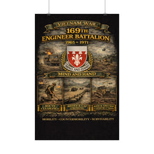 Load image into Gallery viewer, Rolled Posters - 169th Engineer Battalion - 1965 - 1971
