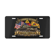 Load image into Gallery viewer, License Plate - 4th Armored Division - M60A1 Tank - Breakthrough Division
