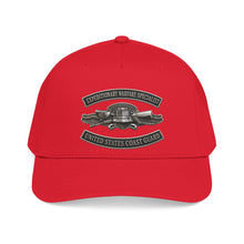 Load image into Gallery viewer, Mid Profile Baseball Cap - USCG - Expeditionary Warfare Specialist w txt - 3D - Enhanced
