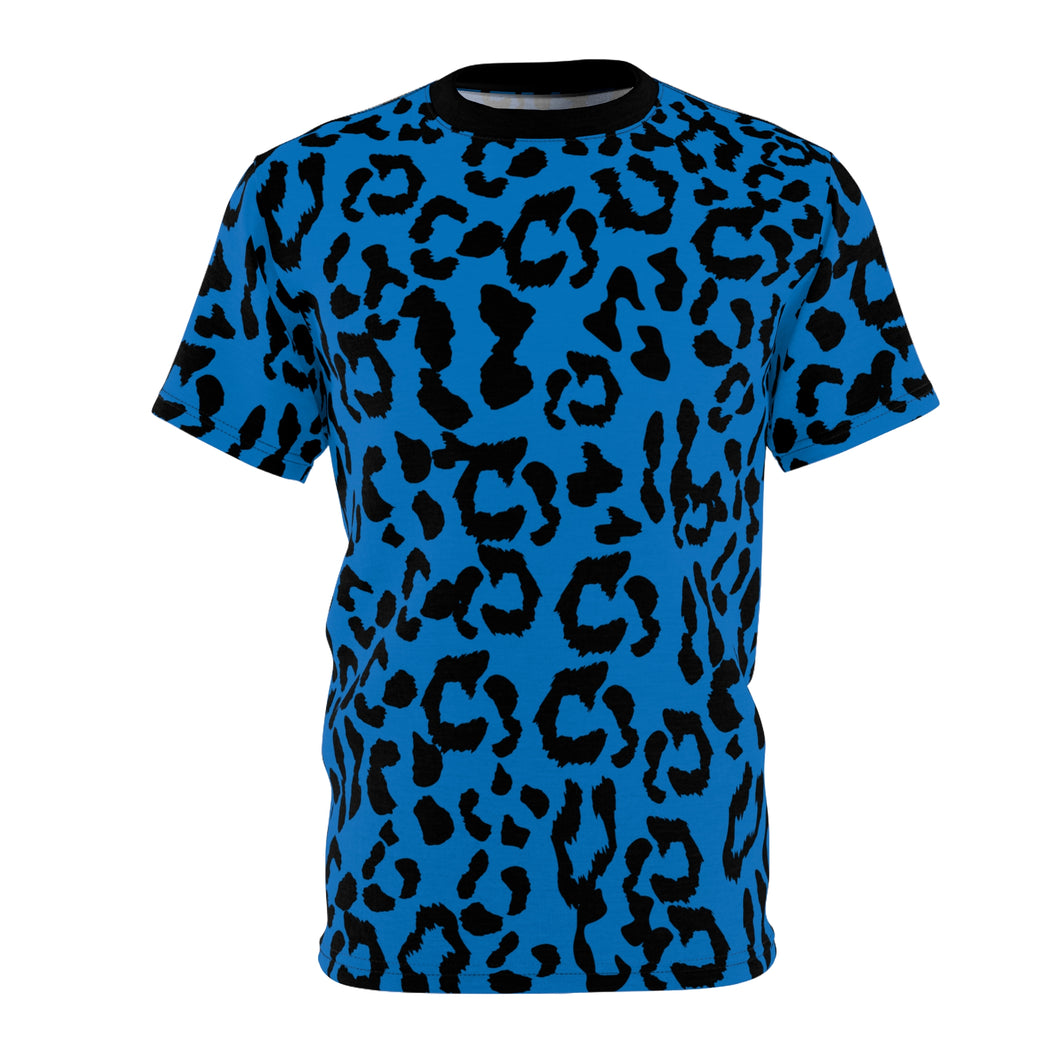 Unisex AOP - Leopard Camouflage - Blue-Black
