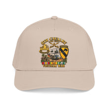Load image into Gallery viewer, Mid Profile Baseball Cap - Army - 8th Cavalry (Air Cav) - 1st Cav Division w VN SVC - 3D - Enhanced

