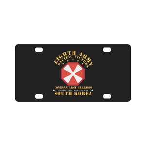 Eighth Army - Youngsan Korea X 300 Classic License Plate