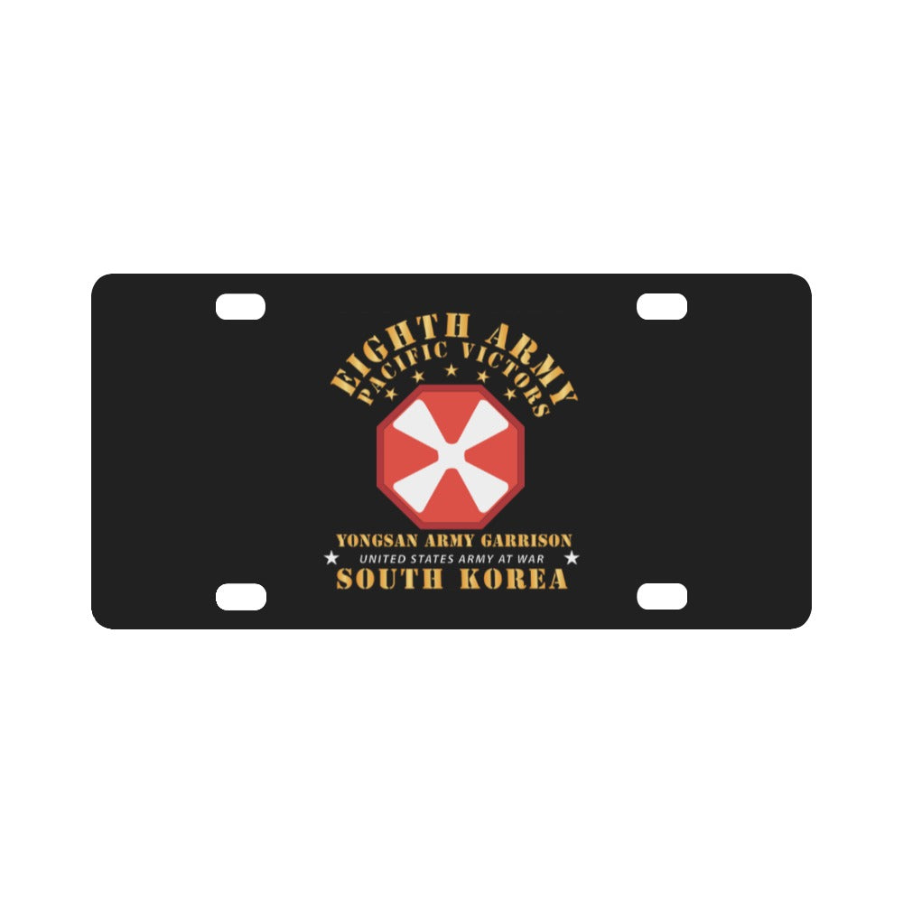 Eighth Army - Youngsan Korea X 300 Classic License Plate