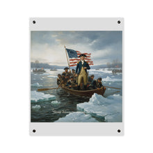 Load image into Gallery viewer, Acrylic Wall Art Panel - Washington Crossing the Delaware duing the Revolutionary War
