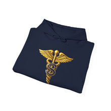 Load image into Gallery viewer, Hoodie – Army Medical Specialist Corps Branch Insignia - 3D - Enhanced
