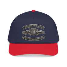 Load image into Gallery viewer, Mid Profile Baseball Cap - USCG - Expeditionary Warfare Specialist w txt - 3D - Enhanced

