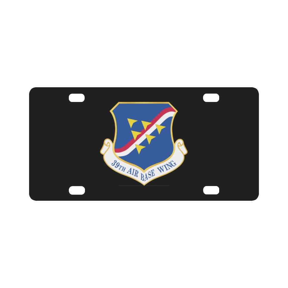 USAF - 39th Airbase Wing wo Txt Classic License Plate