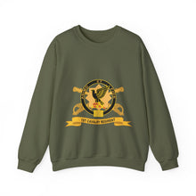 Load image into Gallery viewer, Crewneck Sweatshirt  - Army - 1st Cavalry Regiment w Br - Ribbon X 300
