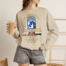 Load image into Gallery viewer, Crewneck Sweatshirt — Army - Xviii Airborne Corps  - Us Centcom - Desert Storm, Desert Shield Veteran
