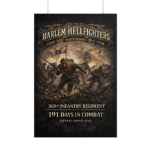 Load image into Gallery viewer, Rolled Posters - 369th Infantry Regiment - Harlem Hellfighters charging through chaos - Max DPI - Shirt - Front
