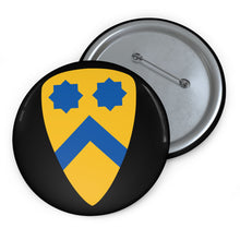 Load image into Gallery viewer, Custom Pin Buttons - SSI - 2nd Cavalry Division X 300
