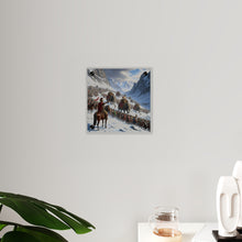 Load image into Gallery viewer, Acrylic Wall Art Panel - Hannibal Crossing the Alps to Atttack Rome
