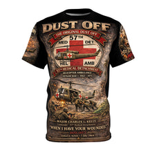 Load image into Gallery viewer, 57th Medical Detachment Vietnam Tribute Tee — "The Original Dustoff" (Major Charles L. Kelly)
