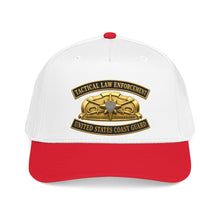 Load image into Gallery viewer, Mid Profile Baseball Cap - USCG - Tactical Law Enforcement w txt - 3D - Enhanced
