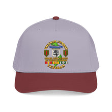 Load image into Gallery viewer, Mid Profile Baseball Cap - Vietnam Veteran Combat - 2nd Bn, 28th Infantry - 1st ID - with VN SVC - 3D - Transparent
