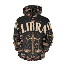 Load image into Gallery viewer, Libra - balance and cosmic elegance Men's All Over Print Hoodie (USA Size)
