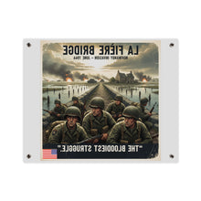 Load image into Gallery viewer, Acrylic Wall Art Panel - 82nd Airborne at the La Fière Bridge
