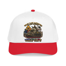 Load image into Gallery viewer, Mid Profile Baseball Cap - Army - 761st Tank Battalion - Black Panthers - w Tank w - KITT SSI WWII  EU SVC - 3D - Enhanced
