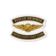 Load image into Gallery viewer, Die-Cut Magnet - USCG - Aviation Rescue Swimmer w txt - 3D - Enhanced
