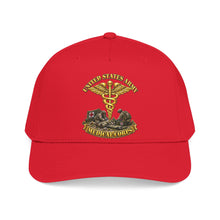 Load image into Gallery viewer, Mid Profile Baseball Cap - Army - Medical Corps - US Army w Scene - 3D - Enhanced
