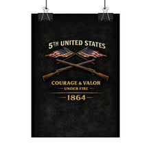 Load image into Gallery viewer, Posters - Honoring the 5th USCT, 1864 - Left
