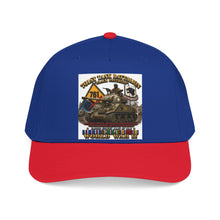 Load image into Gallery viewer, Mid Profile Baseball Cap - Army - 761st Tank Battalion - Black Panthers - w Tank w - KITT SSI WWII  EU SVC - 3D - Enhanced
